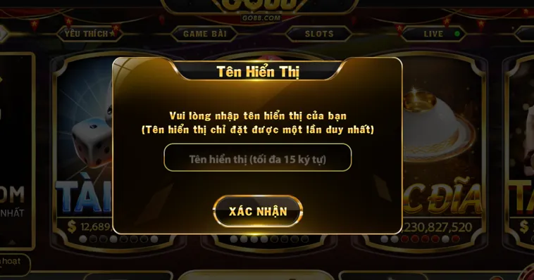 Xác minh số điện thoại để bảo vệ tài khoản.