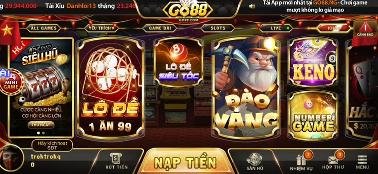 Trải Nghiệm Game Nhanh Go88 Và Mẹo Kiếm Tiền Triệu Mỗi Ngày