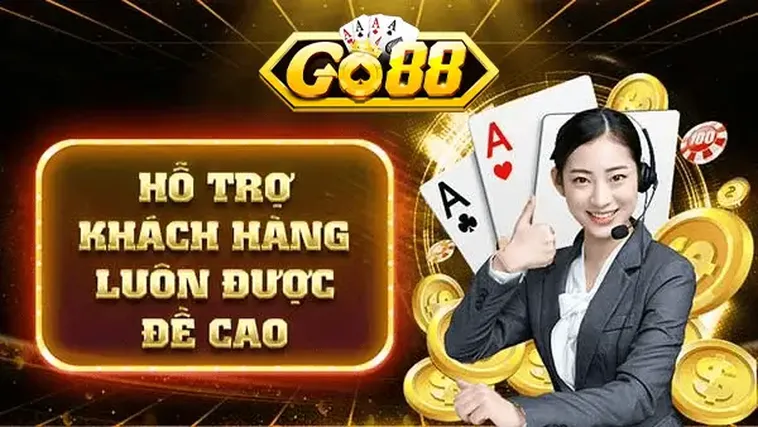 Hỗ trợ khách hàng 24/7 tại go88
