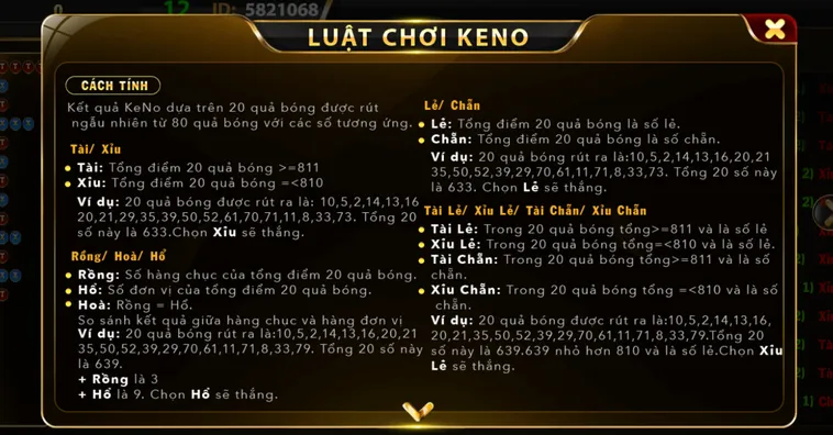 Bí Kíp Chơi Keno Tại Go88 Giúp Bạn Trúng Thưởng Liên Tục