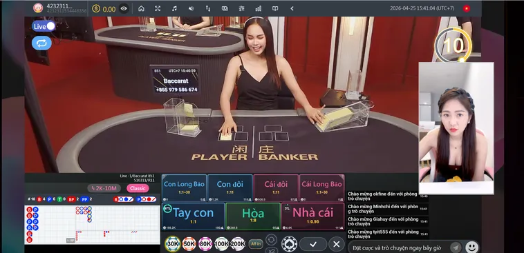 Tham gia live casino được sự hỗ trợ trực tiếp của leader.