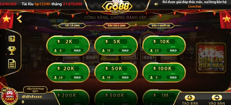 Chiến Thuật Chơi Tiến Lên Miền Nam Tại Go88 Luôn Giành Chiến Thắng
