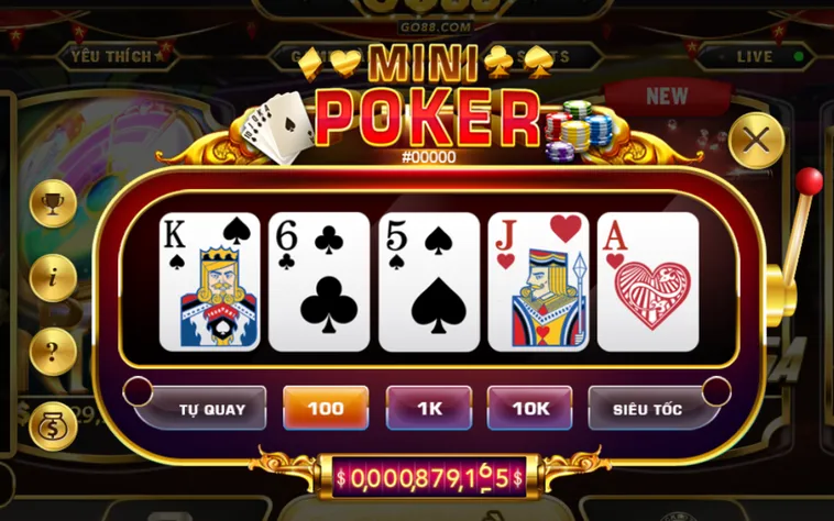 Bí Quyết Chinh Phục Mini Poker Tại Go88 Giúp Anh Em Hốt Bạc