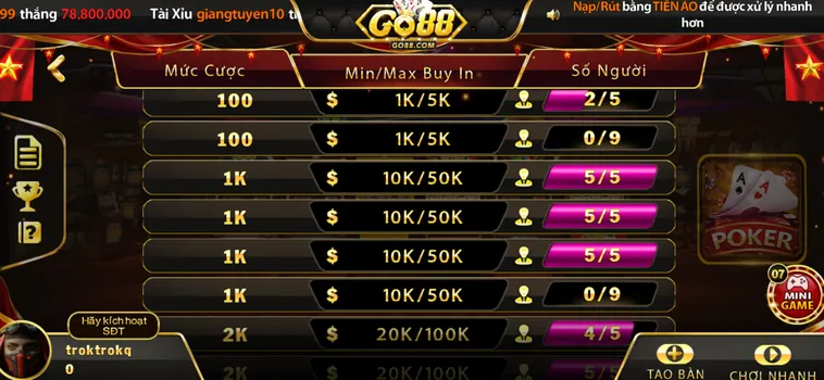 Bí Quyết Chơi Poker Tại Go88 Luôn Thắng Từ Các Tay Chơi Pro