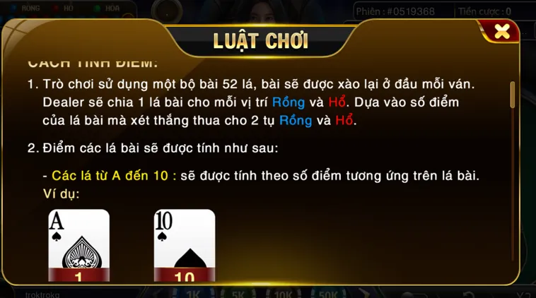 Chiến Thuật Rồng Hổ Tại Go88 Giúp Game Thủ Thắng Lớn